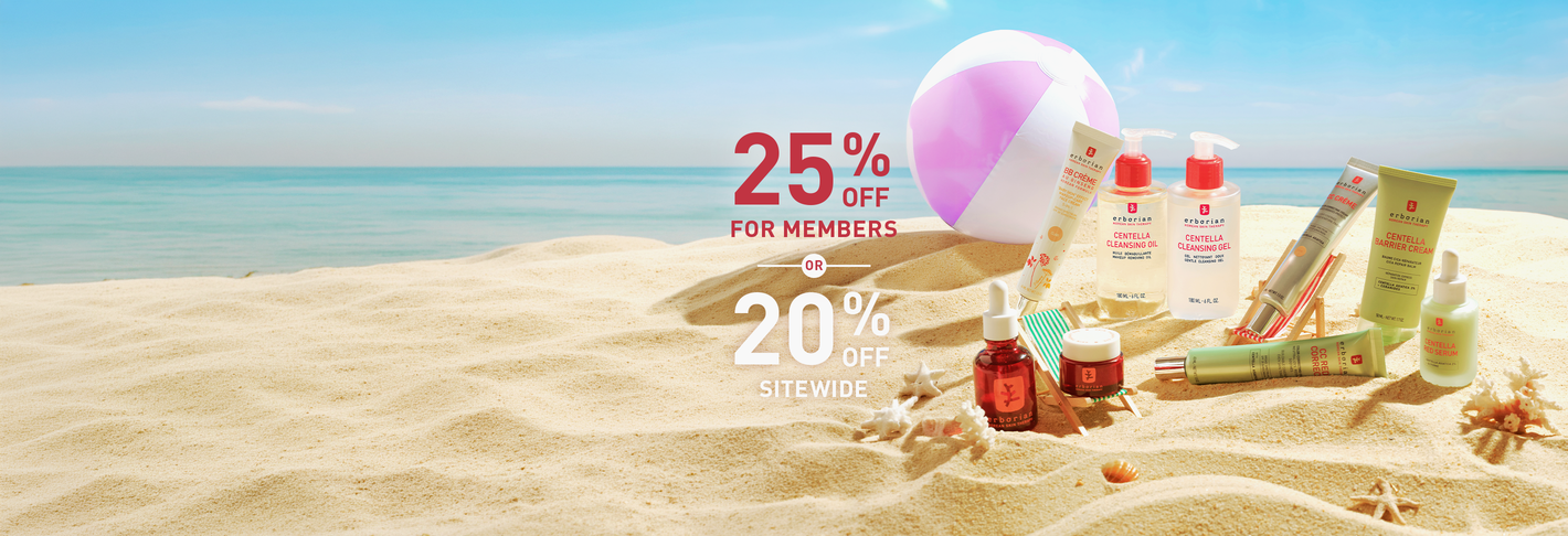 SUMMER SALE: UP TO 25% OFF