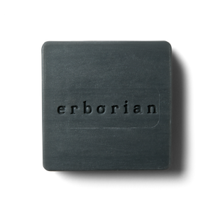 Charcoal Black Soap, large (1) 75 g | Erborian