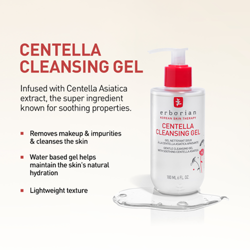 Centella Cleansing Gel 6oz | US Erborian