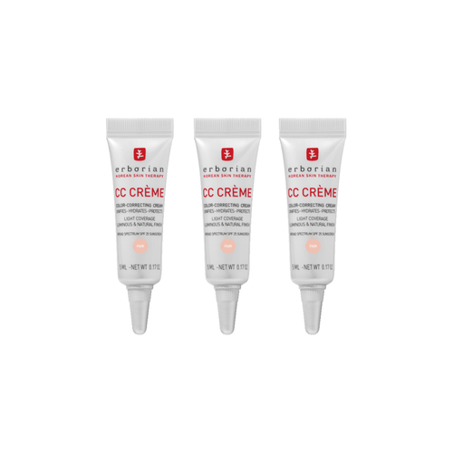CC Cream Fair Mini Trio with Centella Asiatica minis trio | Erborian