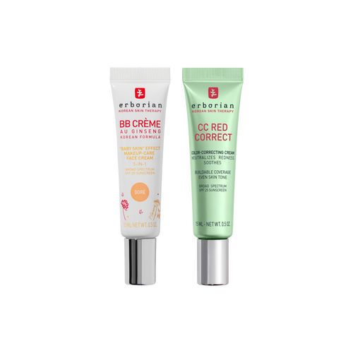 CC Red Correct and BB Cream Golden Travel Duo 15 ml | Erborian
