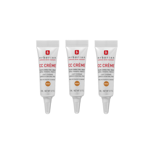 CC Cream Bronze Mini Trio with Centella Asiatica minis trio | Erborian