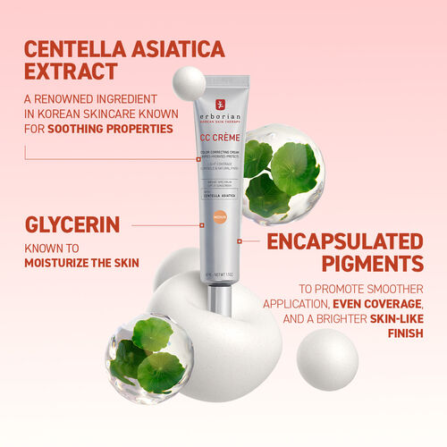 CC Cream Medium CC Red Correct Travel Size Duo 15 ml (1) | Erborian