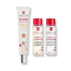 Trio BB Cream Caramel & Korean Double Cleansing | Erborian